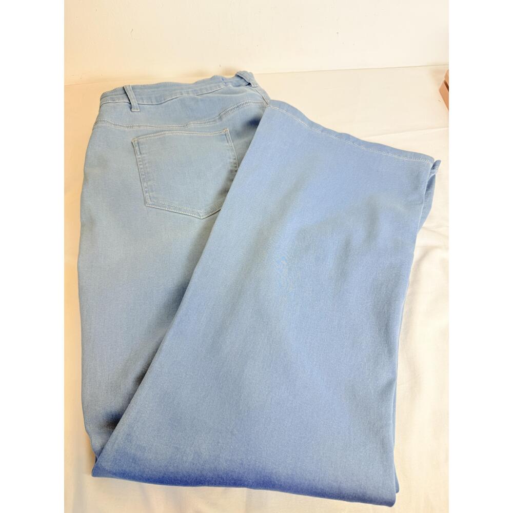 NWT SimplyBe Womens Light Wash 5 Pocket Flared Classic Jeans US 28 -Flaws - Picture 9 of 16